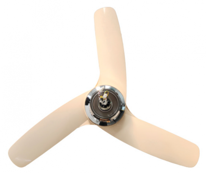 Ventilator de tavan cu lustra, include telecomanda, diametru 132 cm, 28W, iluminare cu led integrat 2200 lumeni, 5 trepte viteza [2]