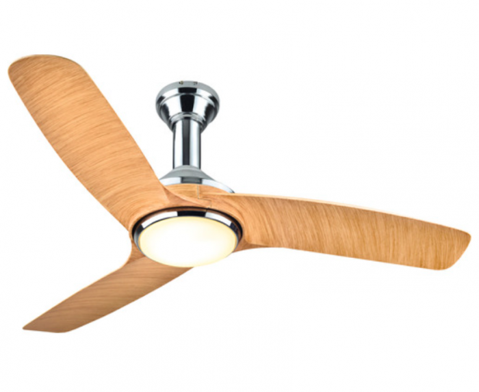 Ventilator de tavan cu lustra, include telecomanda, diametru 132 cm, 28W, iluminare cu led integrat 2200 lumeni, 5 trepte viteza [5]