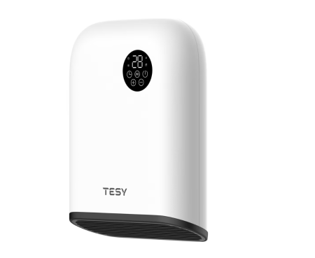 Aeroterma de baie Tesy HL 249 VB W, 2000 W, termostat electronic, functii Confort / Eco / Anti-inghet, touch control, alb [1]