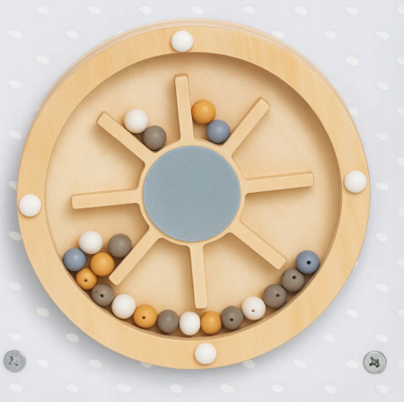 Cub educațional din lemn – jucărie senzorială și interactivă cu xilofon, labirint și sorter [7]