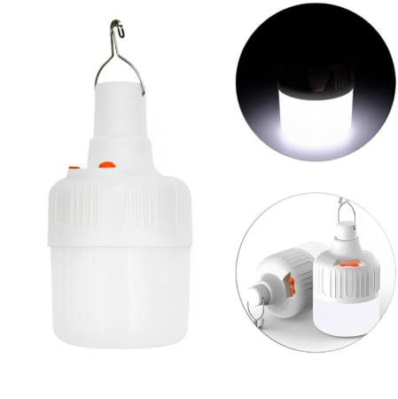 Iluminat exterior - Lampă LED portabilă pentru camping și urgențe, 12 LED-uri, 2 moduri de iluminare, reîncărcabilă