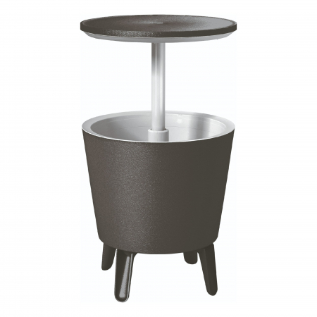 Piscine & accesorii - Masa cu frapiera, diametru 50 cm, H 57/84 cm, gri