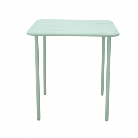 Masa de gradina, pentru 4 persoane, otel, 70 x 70 x 73.5 cm, verde [1]