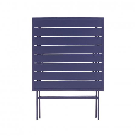 Masa gradina, pentru 2 persoane, aluminiu, 71 x 71 x 74 cm, albastru [3]