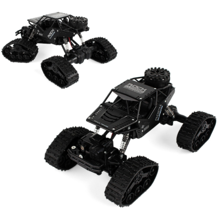 Mașină cu telecomandă RC 2-în-1 Off-Road 4x4 – cu roți și șenile interschimbabile [1]