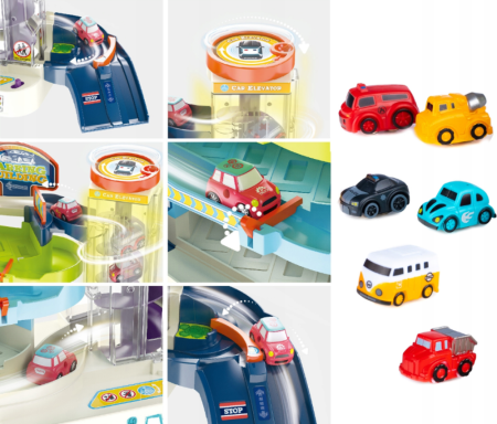 Parcare Auto XL cu Lift Spiral – Aventură pe 5 Niveluri de și Imaginație [2]