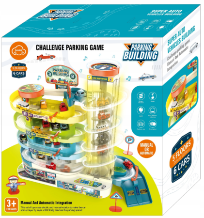 Parcare Auto XL cu Lift Spiral – Aventură pe 5 Niveluri de și Imaginație [5]