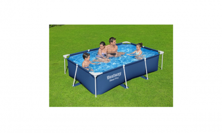 Piscina cadru metalic Bestway, 300x201x66 cm, 3.300 litri, albastru, fara pompa de filtrare [3]