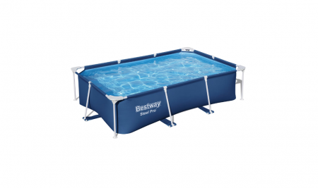 Piscine & accesorii - Piscina cadru metalic Bestway, 300x201x66 cm, 3.300 litri, albastru, fara pompa de filtrare