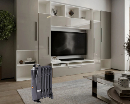 Radiator electric 500 W, Negru, [1]