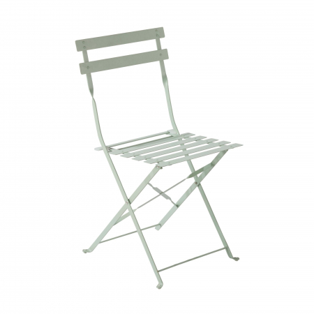 Mobilier grădină & terasă - Scaun gradina, pliabil, otel, verde