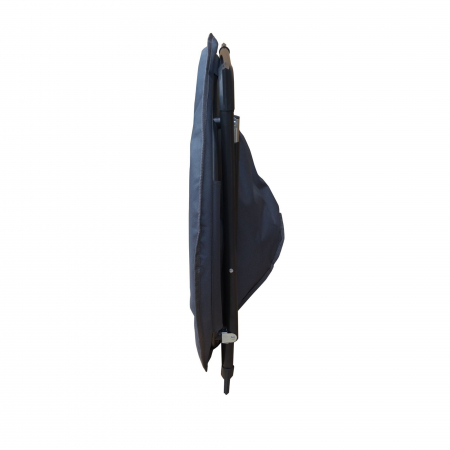 Scaun gradina PRESTIGE II, pliabil, otel/textil, gri antracit [3]