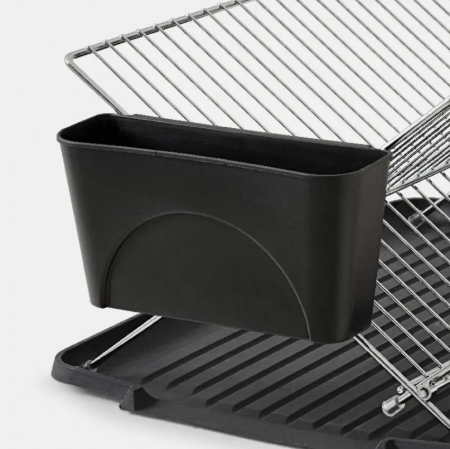 Scurgator vase chiuveta, cu suport tacamuri si tava din plastic, cromat 46 x 33 x 21 [3]