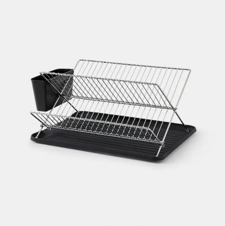 Scurgator vase chiuveta, cu suport tacamuri si tava din plastic, cromat 46 x 33 x 21 [5]