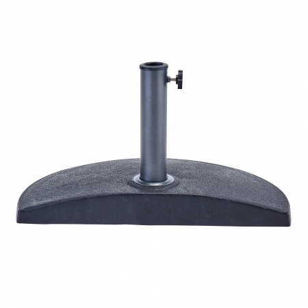 Suport umbrela semicerc, otel/plastic, 38 x 60 x 33.55 cm, 15 kg, negru [1]