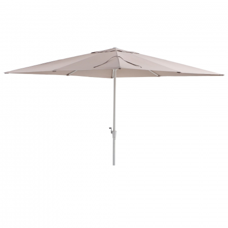 Umbrela terasa, aluminiu/poliester, 285 x 285 cm, H 271 cm, bej [1]