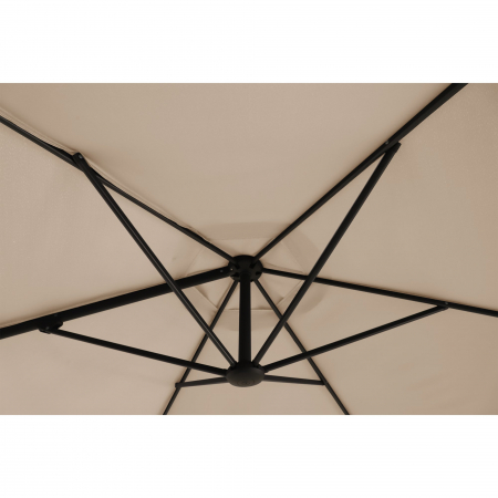 Umbrela terasa cu brat lateral, otel/poliester, 290 x 290 cm, H 235 cm, [8]