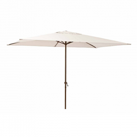 Umbrele - Umbrela terasa, otel/poliester, 300 x 194 cm, H 255 cm, bej
