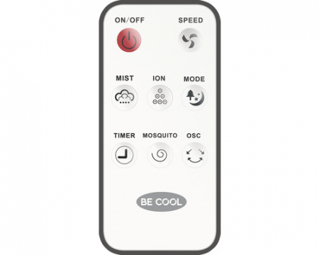 Ventilator cu picior Ø40cm 90W, cu pulverizare [4]