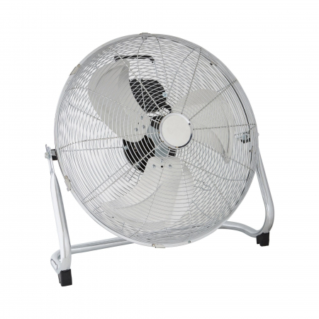 Ventilatoare de podea - Ventilator de podea, 120 W, Ø 45 cm, 3 viteze, finisaj cromat