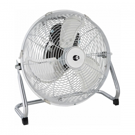 Ventilatoare de podea - Ventilator de podea, 45 W, Ø 30 cm, 3 viteze, finisaj cromat