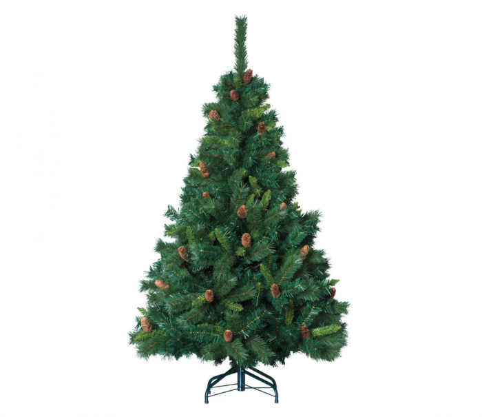 Brad artificial de Craciun cu Conuri, Royal Majestic, 180 cm, Verde [4]