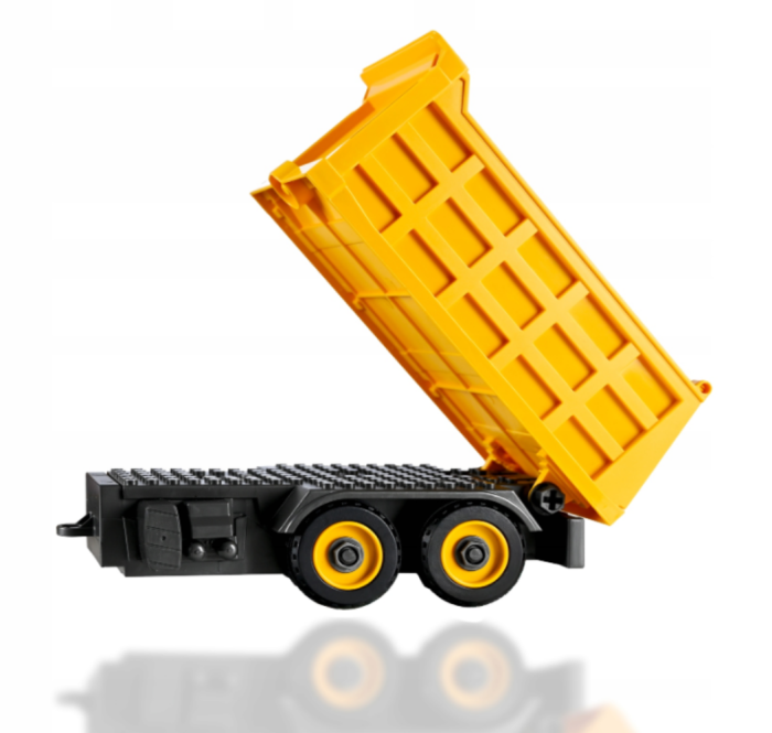 Camion 3în1 macara, excavator și basculantă, cu acumulator reîncărcabil și unelte pentru asamblare [5]