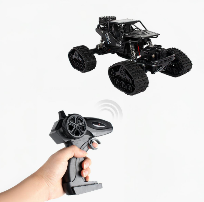 Mașină cu telecomandă RC 2-în-1 Off-Road 4x4 – cu roți și șenile interschimbabile [4]
