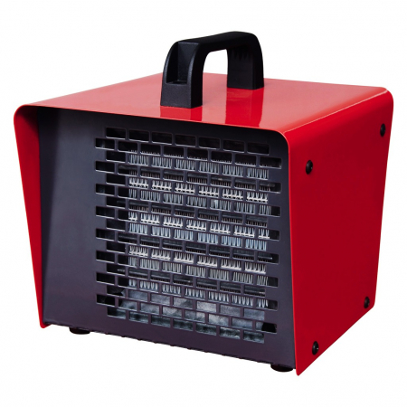 Aparate de încălzit electrice - Aeroterma industriala, element ceramic, 2000 W, suprafata maxima incalzita 16 m/p, culoare rosu