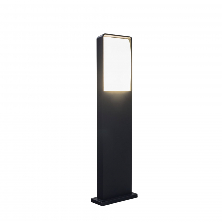 Corpuri de iluminat exterior - Baliza LED, 1900 lm, lumina neutra, 4000K, IP54, H70CM, gri