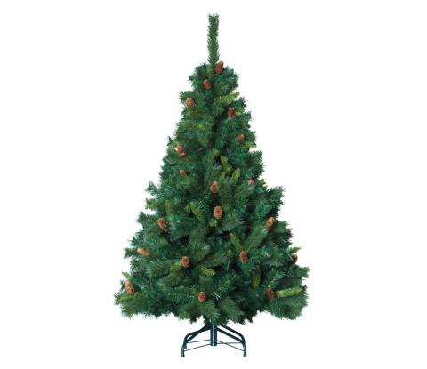 Brad artificial de Craciun cu Conuri, Royal Majestic, 210 cm, Verde [3]