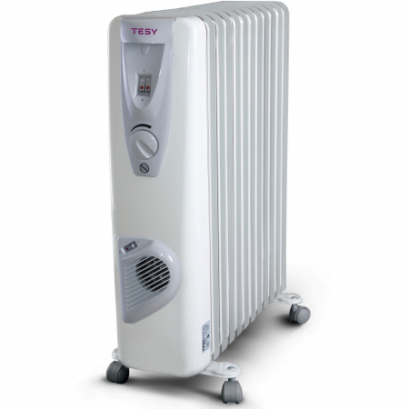 Aparate de încălzit electrice - Calorifer electric TESY CB 2512 E01V, 2500 W, aeroterma, 3 trepte de putere, Termostat de siguranta, Termostat reglabil, Protectie anti-inghet