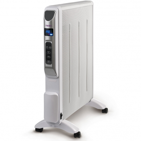 Aparate de încălzit electrice - Convector de podea Tesy CN 222 MC, 2000 W, Protectie Anti-Inghet, Termostat reglabil, Telecomanda, Protectie impotriva supraincalzirii, Alb