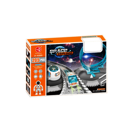 Exploratori ai galaxiei – Circuit spațial cu vehicul electric și figurine de astronauți 205 piese [6]
