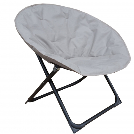 Mobilier grădină & terasă - Scaun gradina PRESTIGE II, pliabil, otel/textil, bej