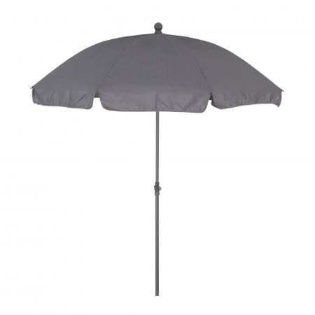 Umbrele - Umbrela plaja, otel/poliester, diametru 177 cm, H 228 cm, gri antracit