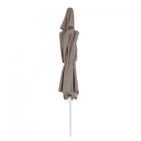 Umbrela terasa, aluminiu/poliester, 285 x 285 cm, H 271 cm, bej [3]