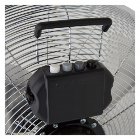 Ventilator de podea, 120 W, Ø 45 cm, 3 viteze, finisaj cromat [4]