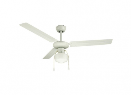 Corpuri de iluminat interior - Ventilator de tavan cu lustra, diametru 122 cm, 60W, cu dulie E27 max. 1x60W, 3 trepte de viteza, capacitate 20 m2