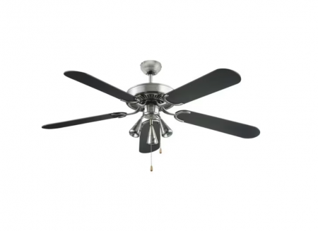 Corpuri de iluminat interior - Ventilator de tavan cu lustra, diametru 132 cm, 60W, cu dulii G10 max. 3x50W, 3 trepte viteza, zgomot redus