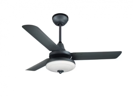 Ventilator de tavan cu lustra, include telecomanda, diametru 112 cm, 70W, cu dulie E27 max. 2x46W, 3 trepte de viteza, timer [1]