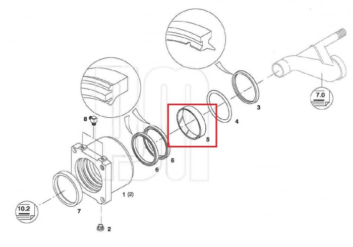 Banda ghidare D220x225x24,5 [2]