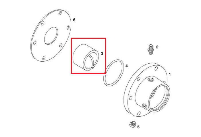 Bucsa cupru agitator cuva Putzmeister cod 222484006 [2]