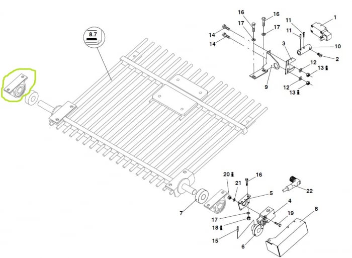 Bucsa gratar Putzmeister P715 [2]