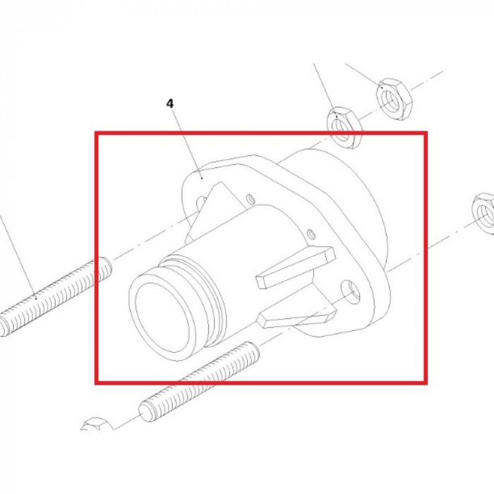 Conector iesire pompa Putzmeister 247564008 [2]