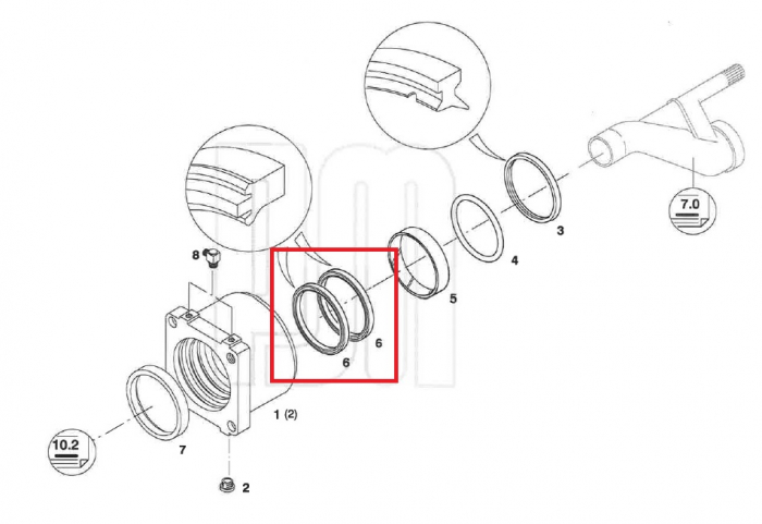 Garnitura 220 x 240 x 15 cod 247565007 [2]