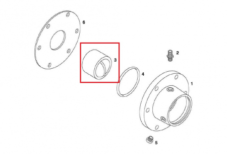 Bucsa cupru agitator cuva Putzmeister cod 222484006 [1]