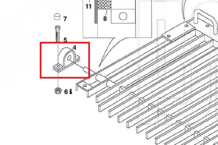 Bucsa gratar Putzmeister cod  0191370003 [4]