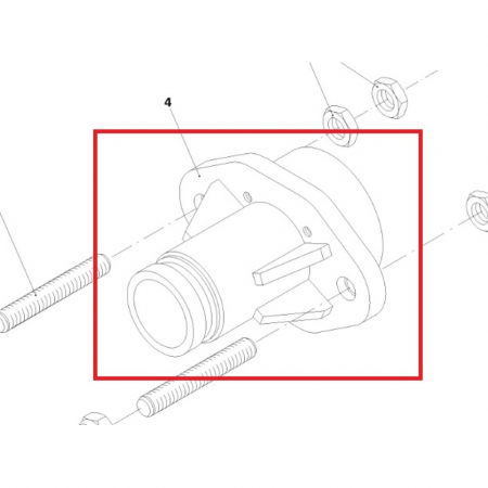 Conector iesire pompa Putzmeister 247564008 [1]
