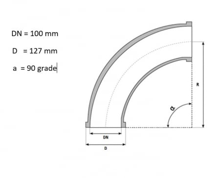 Cot DN100 90 grade pt pompa beton [5]